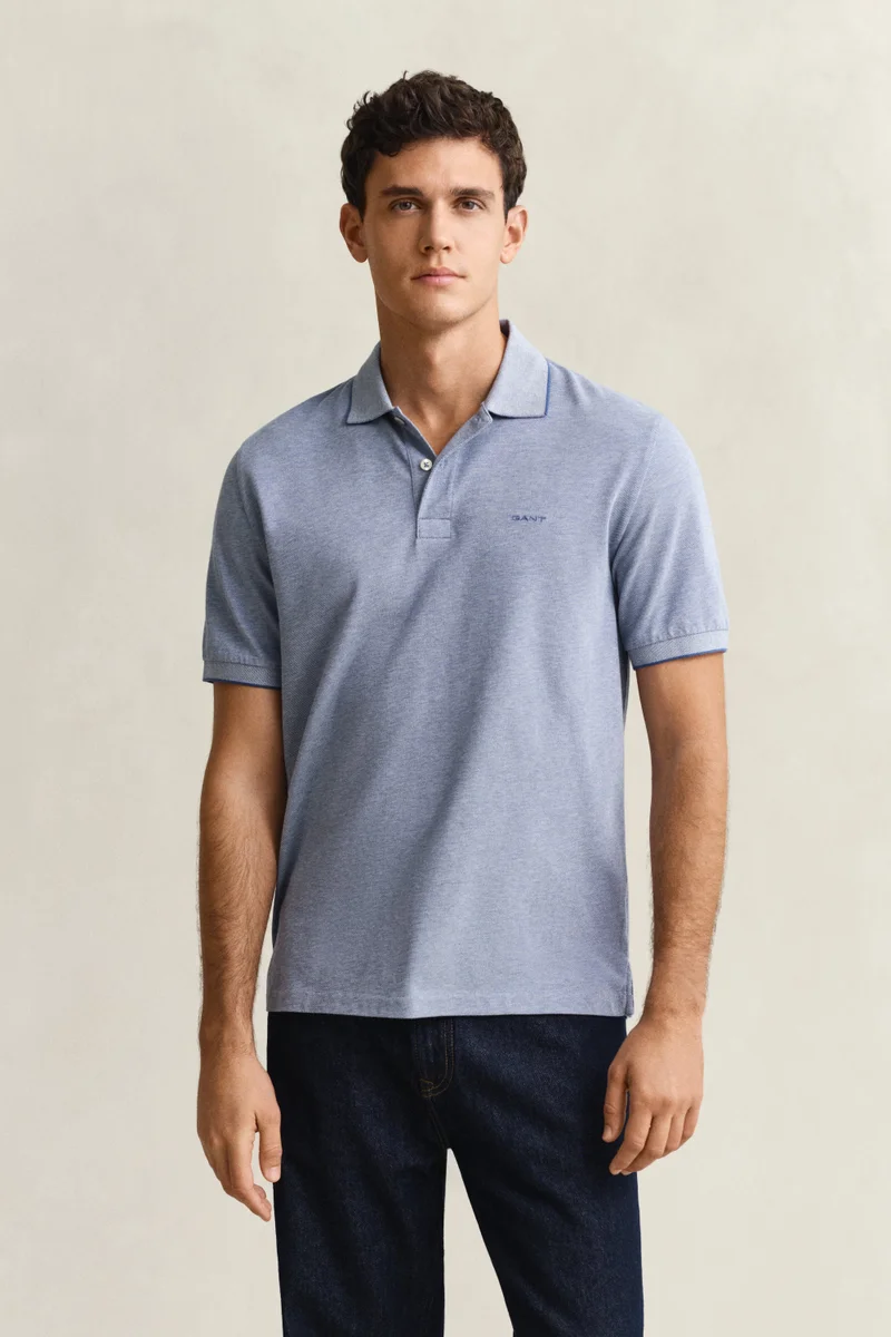 GANT Two Tone Short SleevePolo
